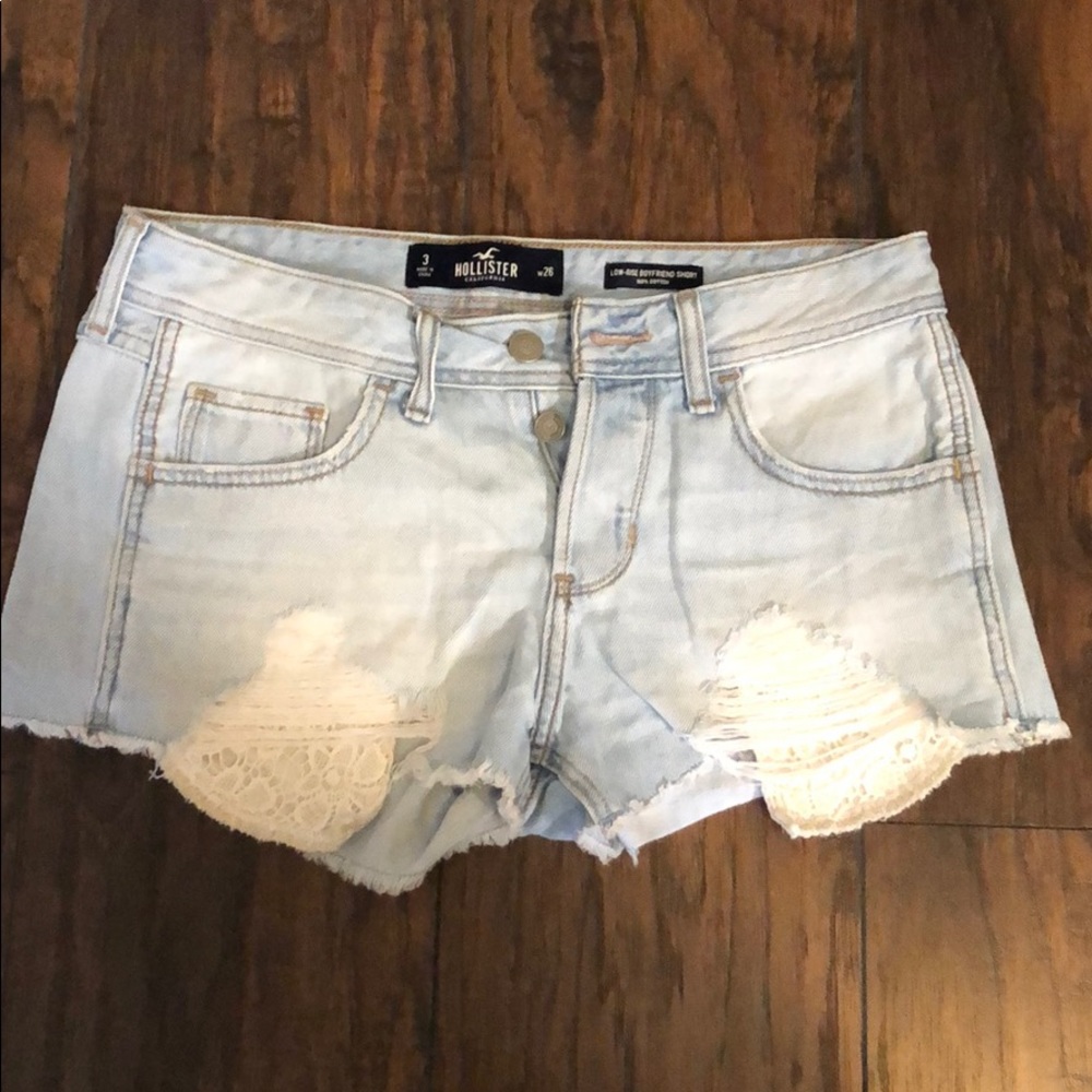 Light blue shorts
